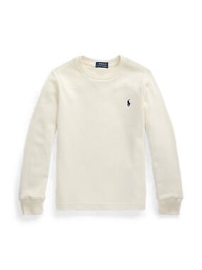 Polo by Ralph Lauren White Crewneck Tee with Blue Pony